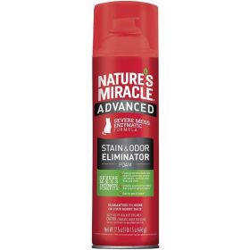 Nature's Miracle Just for Cats Advanced Enzymatic Stain & Odor Eliminator Foam - 17.5 oz