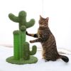 (Do Not Sell on Amazon) Cat Scratching Post Cactus Cat Scratcher Featuring with 3 Scratching Poles and Interactive Dangling Ball XH - L