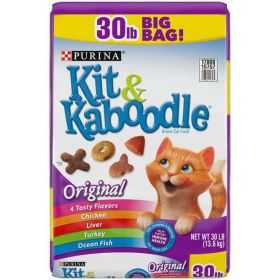 Purina Kit & Kaboodle Origina Dry Cat Food 30 lb Bag - Kit & Kaboodle