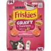 Friskies Gravy Swirlers Savory Chicken & Salmon Dry Cat Food, 16 lb Bag - Friskies