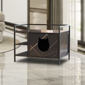 Cat Litter Box Furniture Hidden Litterbox Enclosures - as Pic