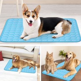 Pet Cooling Mat Cool Pad Cushion Dog Cat Puppy Blanket For Summer Sleeping Bed Dog Cooling Bed Pet Cooling Mat - M