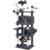 67'' H Multi-Level Cat Tree Cat Tower with Condos - Dark Gray
