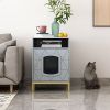 cat house, Cat Hidewawy, gray, for indoor, Modern, natural pet home - Default