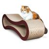 FluffyDream Cat Scratcher Cardboard, Scratching Pad House Bed Furniture - Default