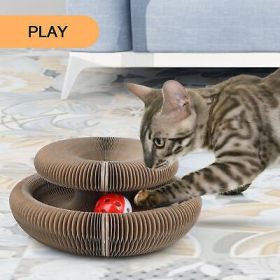 FluffyDream Magic Organ Cat Scratching Board, Interactive Scratch Pad with a - Default