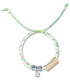 Touchcat Lucky Charms Designer Cable Necklace Cat Collar - Green