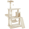61" Cat Tree with Condo and Scratching Post Tower - Beige