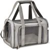 Pet Carrier for Cats, Dogs and Puppies, Gray, (Suitable For Daily Travel), 22 Lbs - Gray