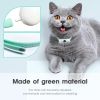 Smart Laser Tease Cat Collar Electric USB Charging Kitten Wearable Automatically Toys Interactive Training Pet Exercise Toys - Blue Mist