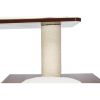 Wooden & Sisal 2-Level 31" Cat Tree with Scratching Posts & Condo - Brown/White
