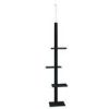 Cat Tree & Scratching Post Tower, Gray, 90 in - gray