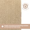 Key Largo Cat Scratcher, Modern Design, Triangle, Corrugated Cardboard Playhouse, Lounger, Keep Your Pet Happy and Healthy - White - Brown