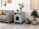 cat house, Cat Hidewawy, gray, for indoor, Modern, natural pet home - Default