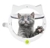 Pet cat door free access to the doorway suitable for installation of glass doors wooden doors iron doors - Cat Doors-black