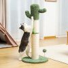 Large Cactus Cat Scratching Post with Natural Sisal Ropes, Scratcher for Cats - Default
