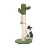Large Cactus Cat Scratching Post with Natural Sisal Ropes, Scratcher for Cats - Default