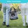 3 in 1 Cat Bed, Foldable Tunnel Pet Travel Carrier Bag Toy Bed with Plush Balls - Default
