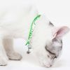 Touchcat Lucky Charms Designer Cable Necklace Cat Collar - Green