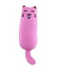 EW pet thumb toy small expression plush catnip teaser stick - Gray