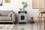 cat house, Cat Hidewawy, gray, for indoor, Modern, natural pet home - Default