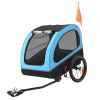 Dog Trailer; Dog Buggy; Bicycle Trailer Medium Foldable for Small and Medium Dogs - as Pic