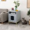 cat house, Cat Hidewawy, gray, for indoor, Modern, natural pet home - Default