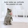 Smart Laser Tease Cat Collar Electric USB Charging Kitten Wearable Automatically Toys Interactive Training Pet Exercise Toys - Blue Mist