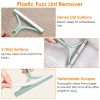 3Pcs Portable Lint Remover Reusable Double Sided Fabric Clothes Shaver Carpet Fuzz Carpet Scraper for Sweater Couch Mat - Multi-color