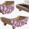 ScratchMe Cat Scratching Post Lounge Bed , Boat Shape Scratcher Cardboard, - Default