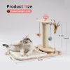 MewooFun Tree Scratching Tower 14'' 2-Layer Cat Tree Sisal Cotton Cat Toys Gifts - WP040