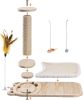 MewooFun Tree Scratching Tower 14'' 2-Layer Cat Tree Sisal Cotton Cat Toys Gifts - WP040