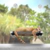 Cat Window Perch Cat Hammock Window Seat Window Mounted Cat Bed Hanging Cat Seat Hold up to 66lbs - Grey