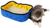 Pet Life 'Litter Go' Travel Folding Waterproof Kitty Cat Litterbox and Bath - Default