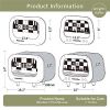 Classic Wooden TV-Shaped Cat Bed, House with Cushion, White - Default
