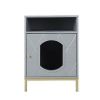 cat house, Cat Hidewawy, gray, for indoor, Modern, natural pet home - Default