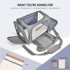Pet Carrier for Cats, Dogs and Puppies, Gray, (Suitable For Daily Travel), 22 Lbs - Gray