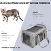 Pet Carrier for Cats, Dogs and Puppies, Gray, (Suitable For Daily Travel), 22 Lbs - Gray