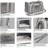 Pet Carrier for Cats, Dogs and Puppies, Gray, (Suitable For Daily Travel), 22 Lbs - Gray