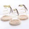 Pet Plush Toy For Indoor Cats; Cat Plush Toy With Spiral Spring Plate And Funny Ball; Cat Teaser Toy - Small Fish