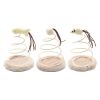 Pet Plush Toy For Indoor Cats; Cat Plush Toy With Spiral Spring Plate And Funny Ball; Cat Teaser Toy - Small Fish