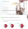 Cat Toys Self-Hi Bore Relief Ball Funny Cat Intelligent Automatic Plush Ball - Red