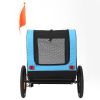 Dog Trailer; Dog Buggy; Bicycle Trailer Medium Foldable for Small and Medium Dogs - as Pic