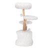 Modern Cat Tree; Natural Branch Cat Tower; Luxury Cat Condo; Indoor Cat Furniture; Kitten Cat Gift; White - as Pic
