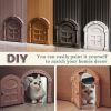 Interior Cat Door; No-Flap Cat Door for Interior Door;  Suitable for Any Door; Cat Door Indoor Door for Cats Up to 20 lbs; No Noise cat Door; Easy DIY