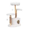 Modern Cat Tree; Natural Branch Cat Tower; Luxury Cat Condo; Indoor Cat Furniture; Kitten Cat Gift; White - as Pic