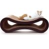 FluffyDream Cat Scratcher Cardboard, Scratching Pad House Bed Furniture - Default