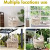 Mewoofun Cat Hammock Bed Cotton Hanging Cat Bed for Indoor Cats Sleeping Playing - WP066
