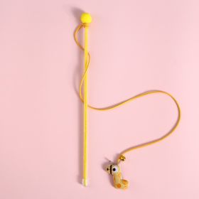Cartoon Plush Bell Cat Teaser Interactive Sound Toy (Option: Giraffe)