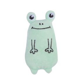 Pet Supplies Cat Oval Plush Toys With Cat Grass (Option: Frog)